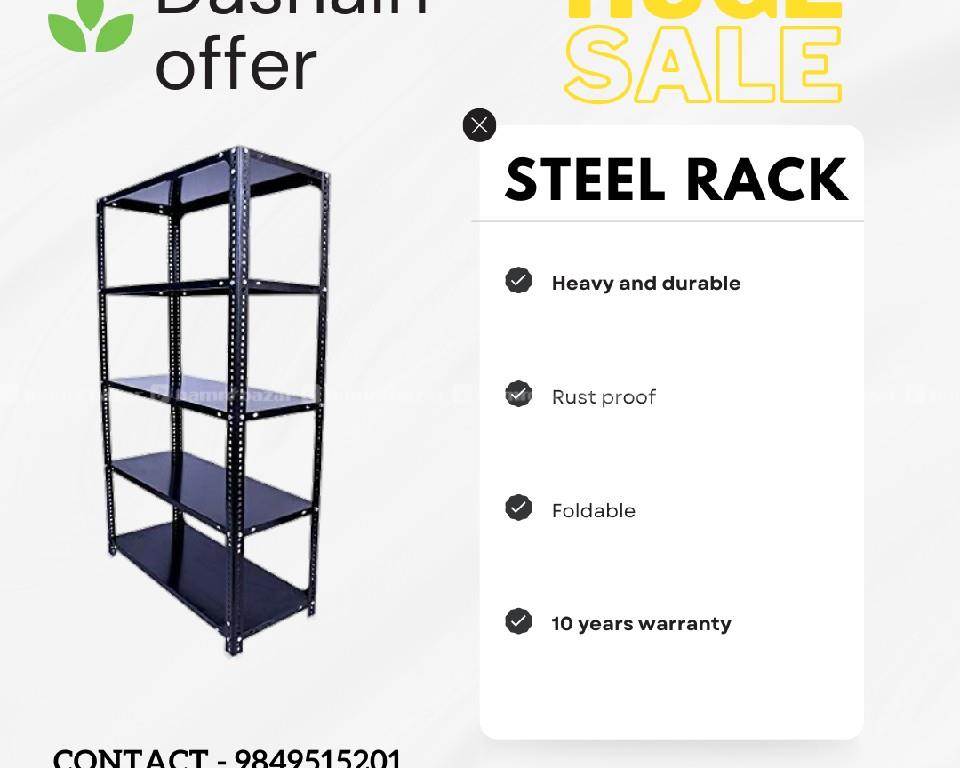 open file rack / steel rack / metal rack for Rs.5500 - Hamrobazar