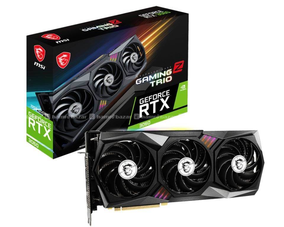 Msi Geforce Rtx 3060 Gaming Z Trio 12g Graphics 1