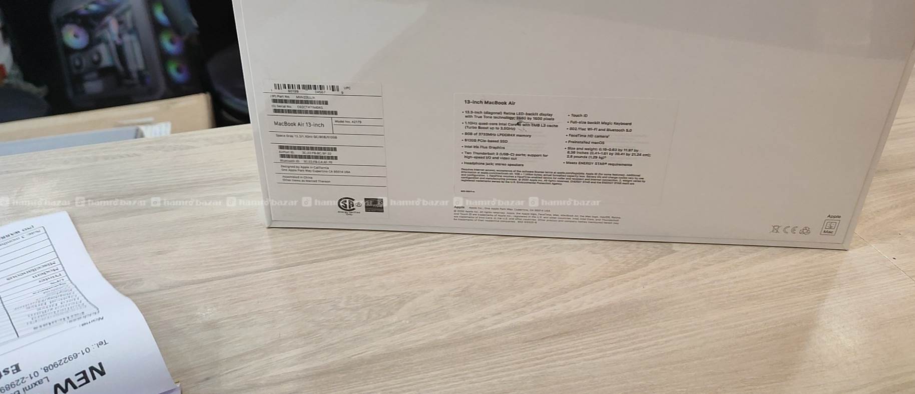 APPLE MACBOOK AIR M1 2020 MODEL 3