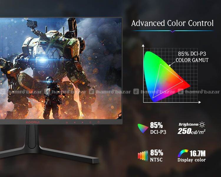 KOORUI 24 Inch Monitor Gaming 165HZ 4