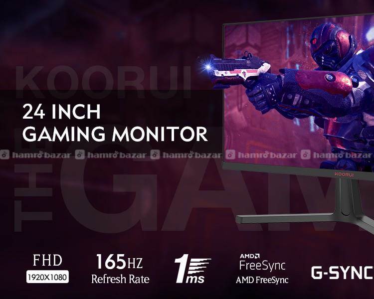 KOORUI 24 Inch Monitor Gaming 165HZ 1