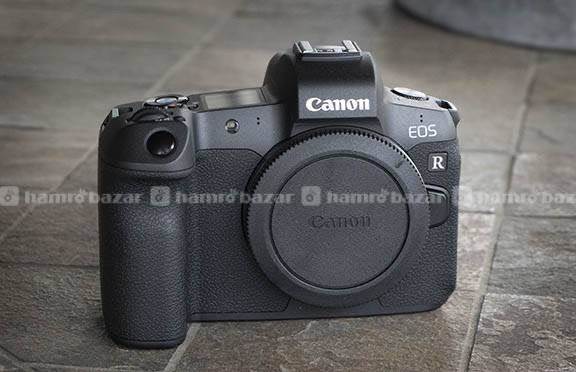 Canon Eos r with adopter  1