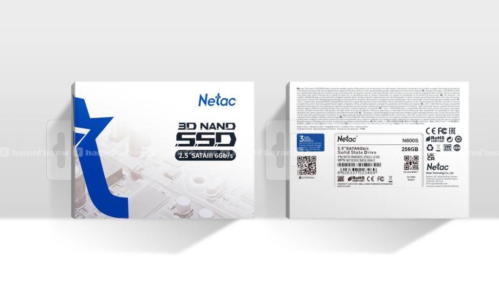 Netac 128GB SSD SATA 3.0 6Gb/s 2.5 Inch 3D NAND  2