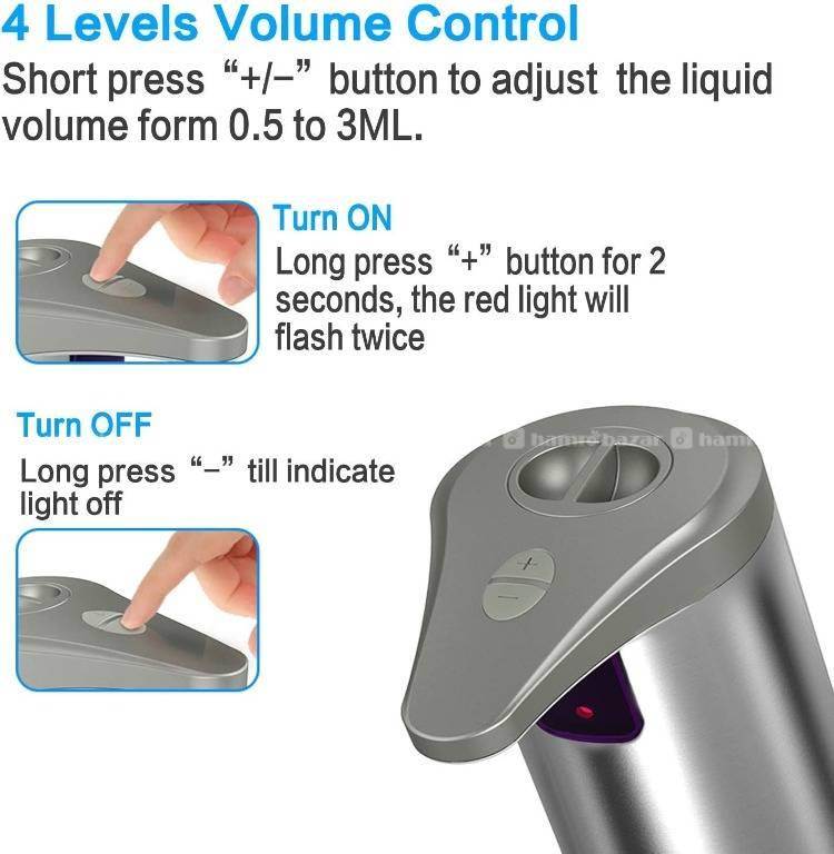 Stainless Steel Automatic Sensor Soap Dispenser 4