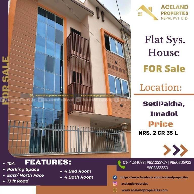 Flat sys House For Sale at Seti Pakha, Imadol 1