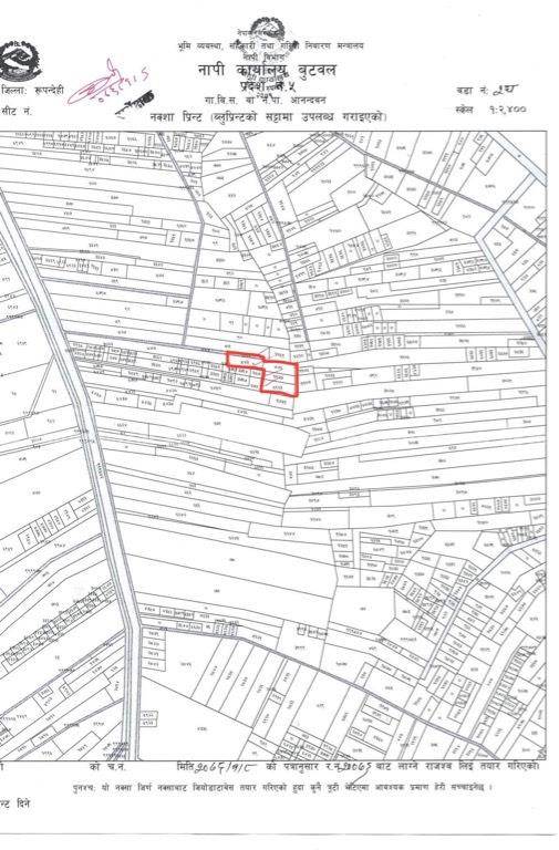 Plotted land for sale in Shankar Nagar , Butwal 6