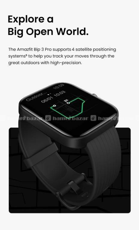 Amazfit BIP 3 Pro Smartwatch - With Warranty 2