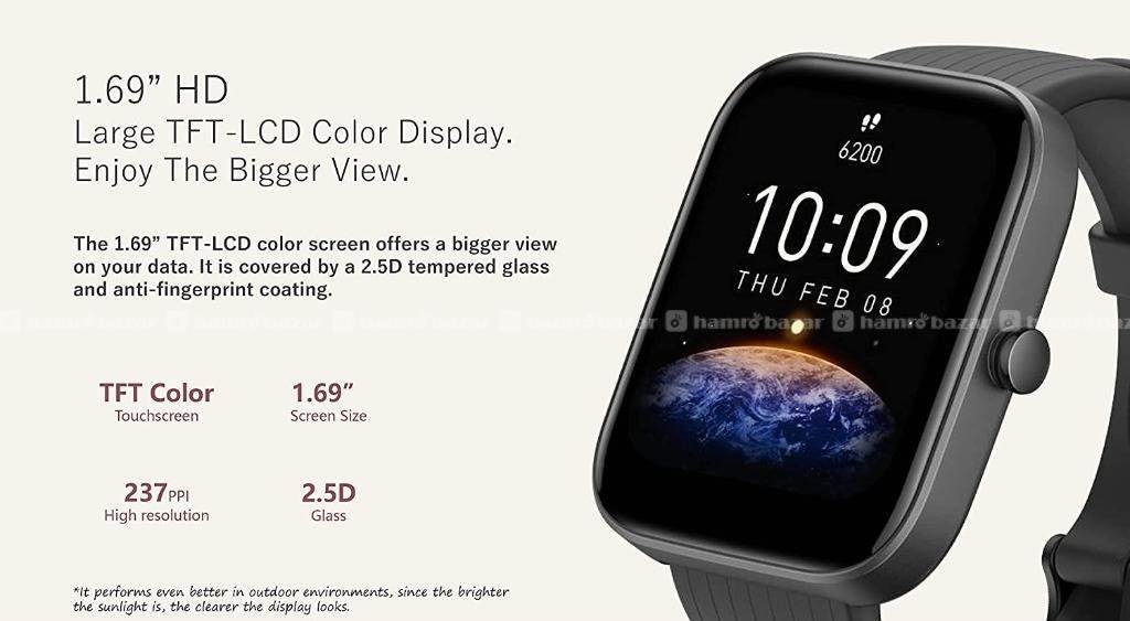 Amazfit BIP 3 Pro Smartwatch - With Warranty 3