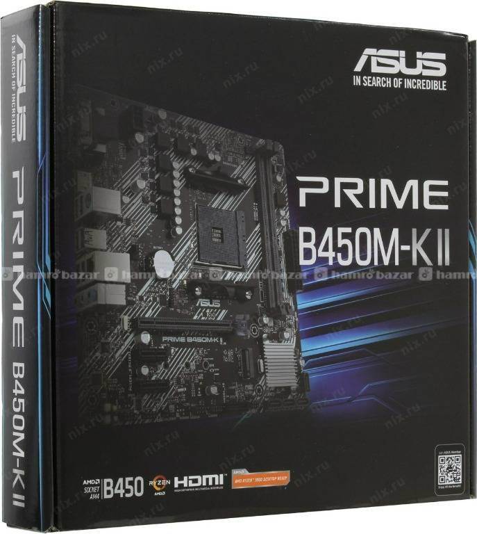 ASUS AMD AM4 PRIME B450M-K II 1