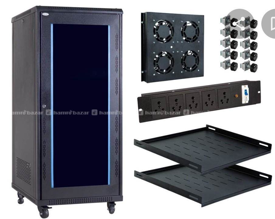 Hamrobazar Computer Racks 27U Server Rack 1000D for server & Networking for Rs.51500 - Hamrobazar