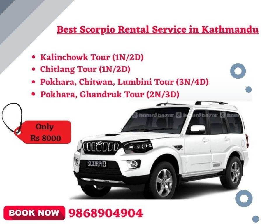 Scorpio on Rent | Hire Scorpio with Best Price |  1