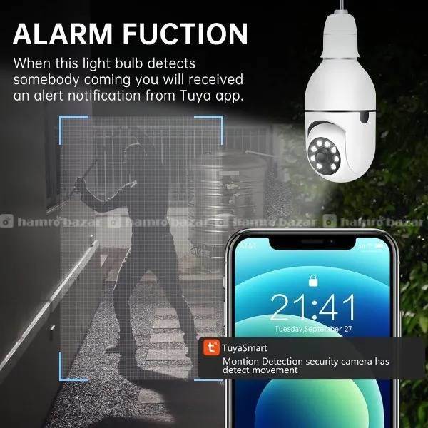 5G Bulb Camera Security 360-Degree Cctv camera 2