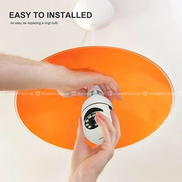 5G Bulb Camera Security 360-Degree Cctv camera 4