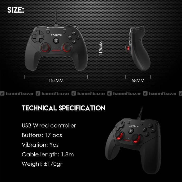 Fantech GP12 Gaming Controller For PC 2