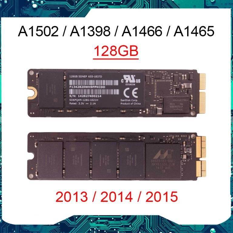 Apple Macbook SSD 128,256,512GB For 2013 to 2015 2