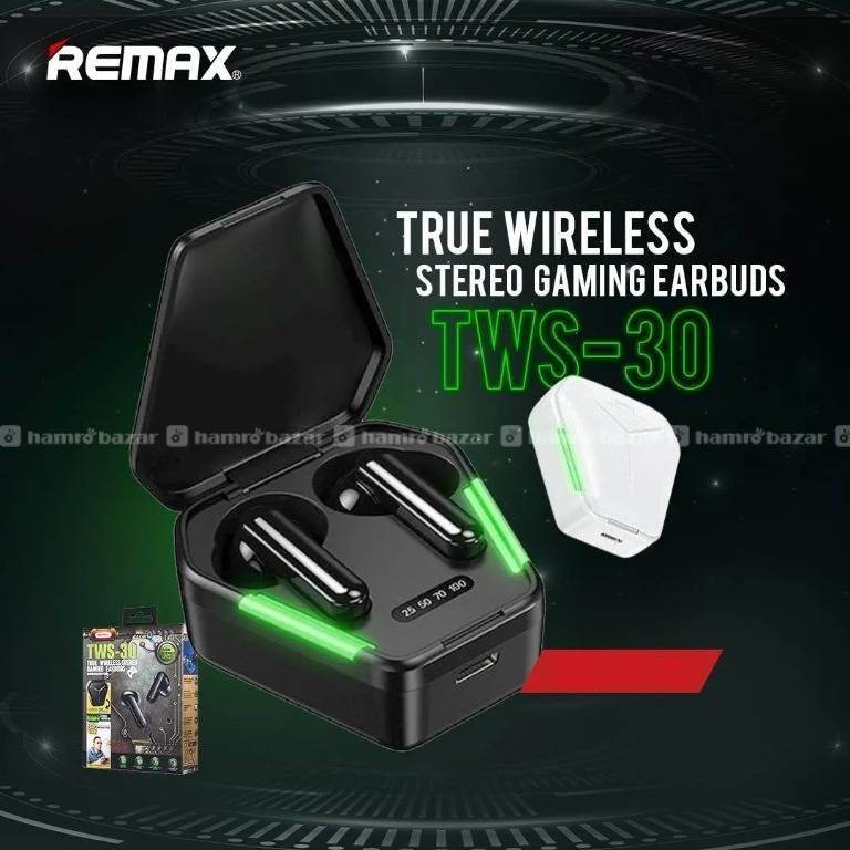 REMAX TWS-30 TRUE WIRELESS STERREO GAMING EARBUDS 3