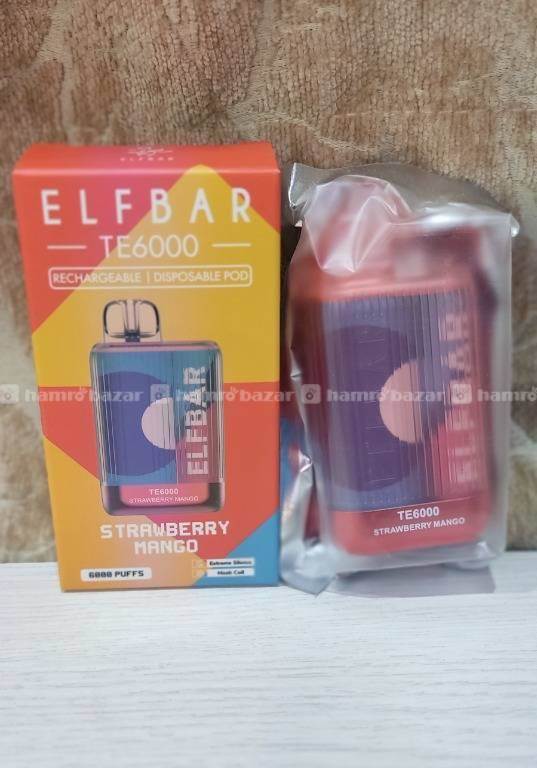 smok vape prices ELFBAR TE 6000 DISPOSABLE VAPE (POD)- RECHARGEABLE for Rs.2500