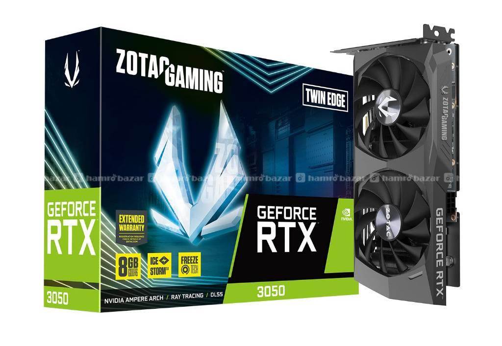 Zotac Gaming GeForce RTX 3050 8 GB GDDR6 Graphic 1