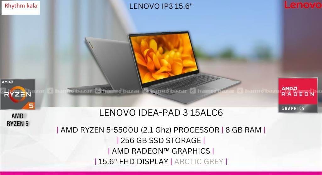Lenovo Amd Ryzen 5 5500u 8/256gb Laptop  1