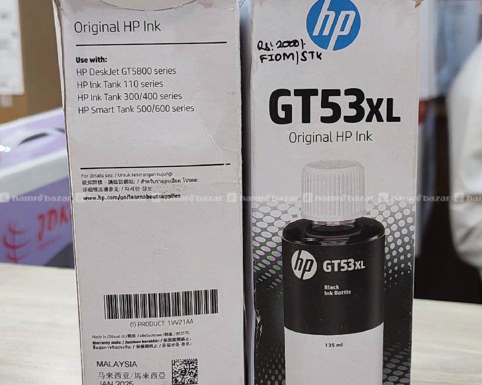 HP ORIGINAL INK GT51XL/GT53XL FOR SALE BRAND NEW 4