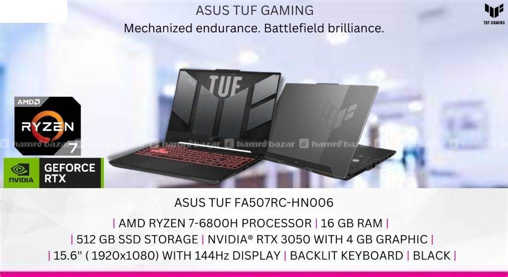 Asus Laptop Ryzen 7 6800h 16gb 512gb nvme Laptop  1