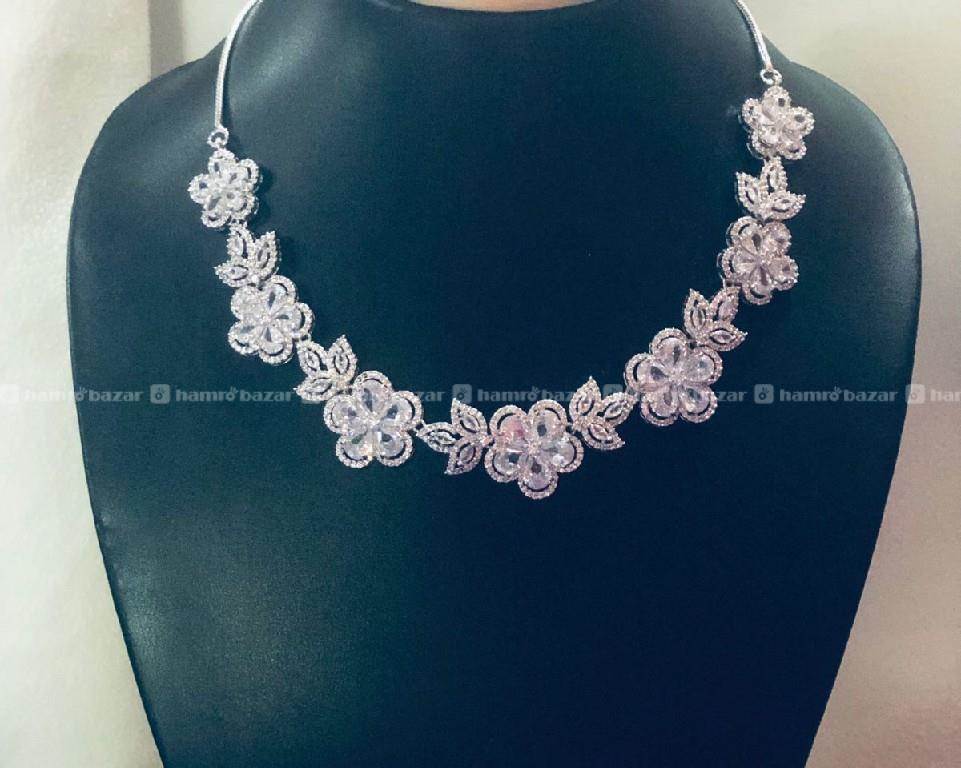American Diamond Necklace CZ ADN-303 1