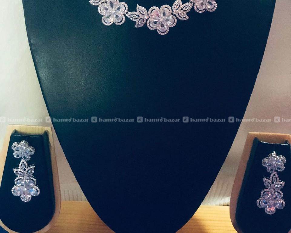 American Diamond Necklace CZ ADN-303 2