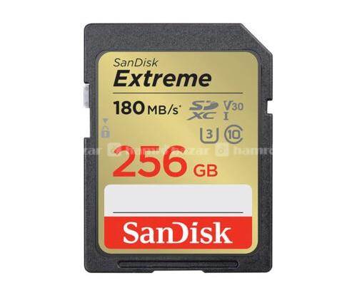 SANDISK EXTREME SD CARD 256GB 180MBS FOR SALE 5