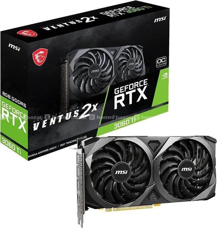 MSI Gaming GeForce RTX 3060 Ti Ventus 2X 8G OCV1 1