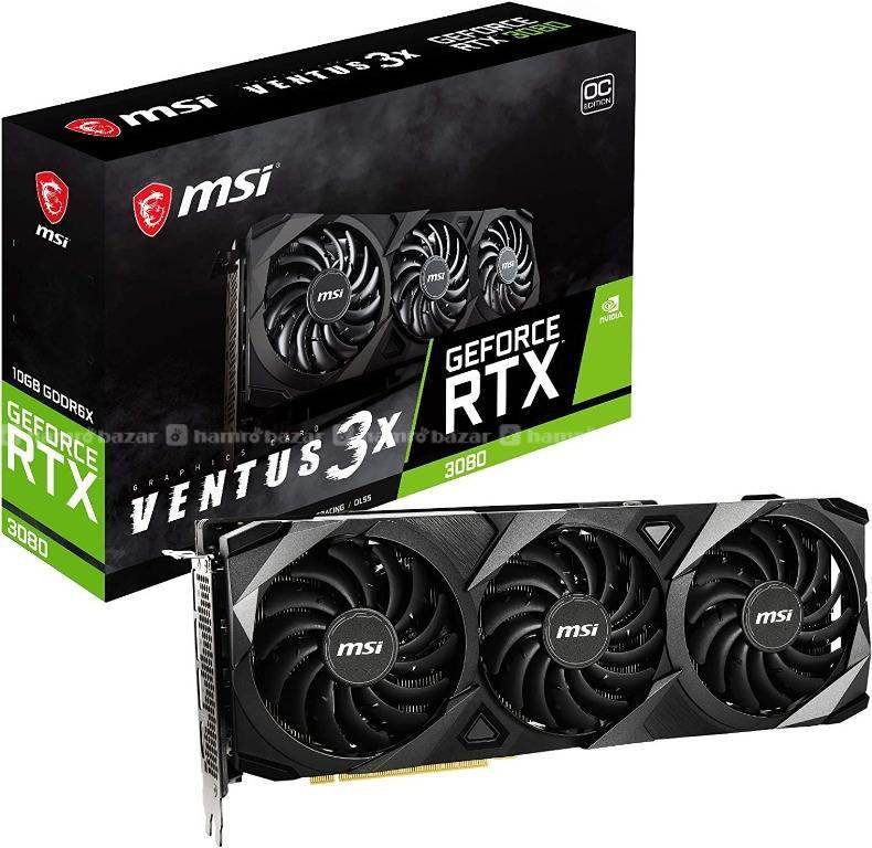 MSI Gaming GeForce RTX 3080 VENTUS 3X 10G OC 1
