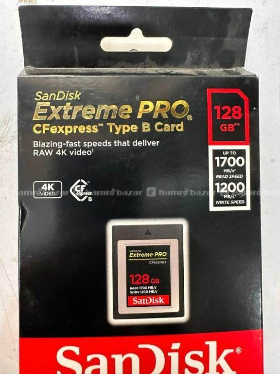 SanDisk 128GB CFexpress Type B カード - Xqd Sandisk Extreme Pro