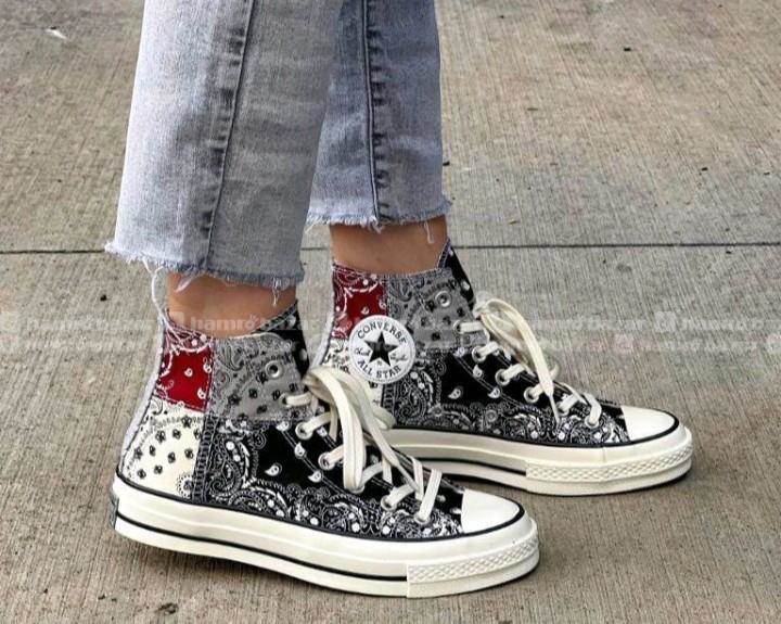 printed converse shoes for men and women 1