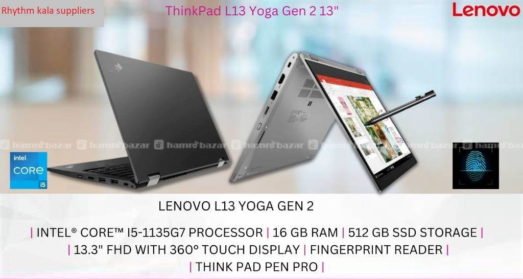 lenovo Yoga gen2 11Gen 16gb 512 touch 13.3 Laptop 1